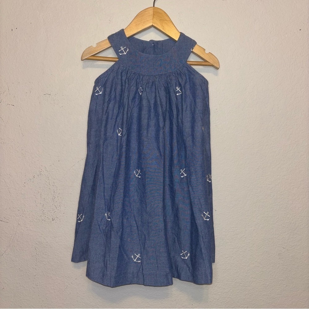 Kelly’s Kids denim dress with anchors, size 4/5